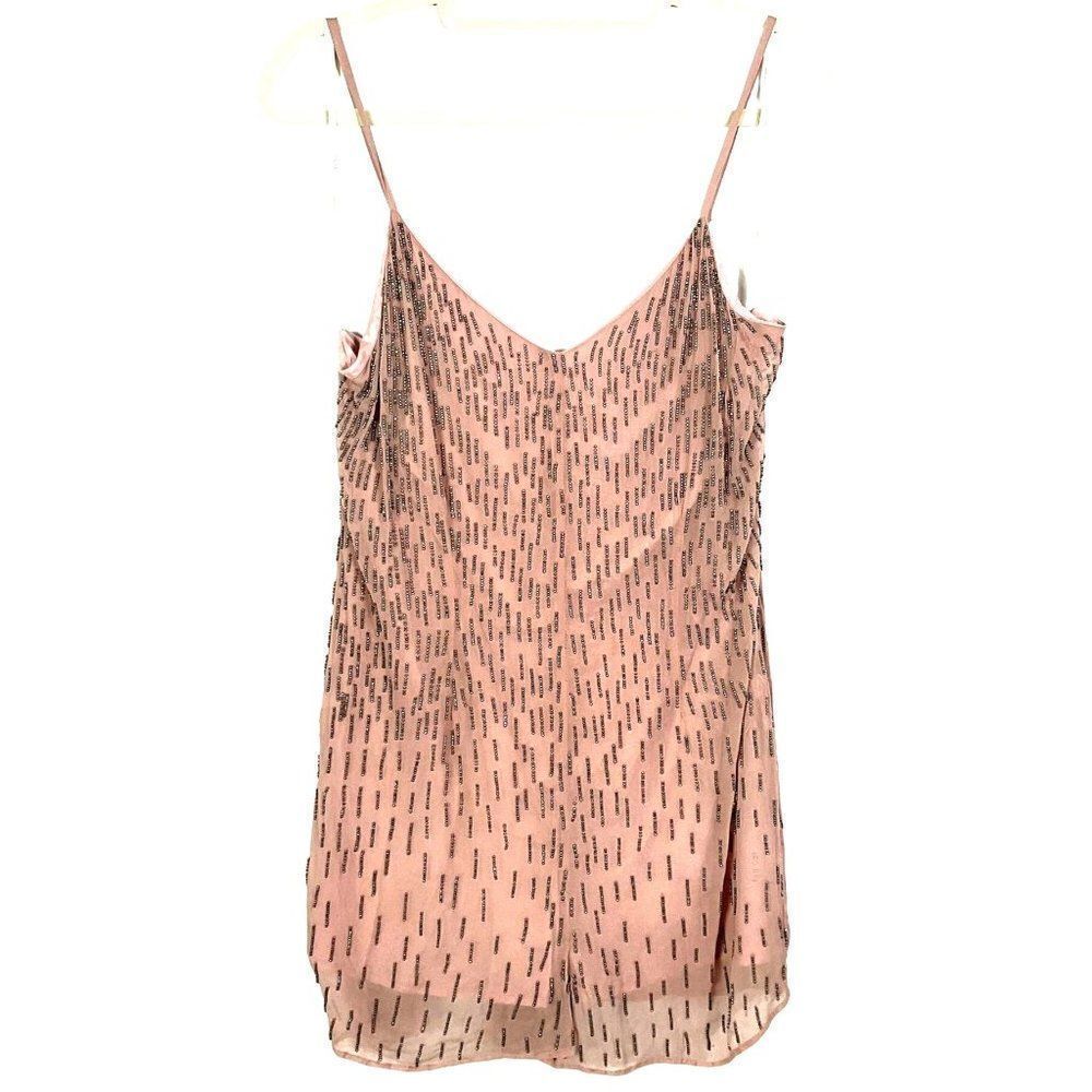 Lulu's | New Friends Colony NFC, NWT, Hand Embellished Romper, size medium, blus